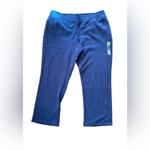 TEK GEAR Ultrasoft Fleece Straight Leg Blue  Sweatpants Size 2XL New - Picture 1 of 4